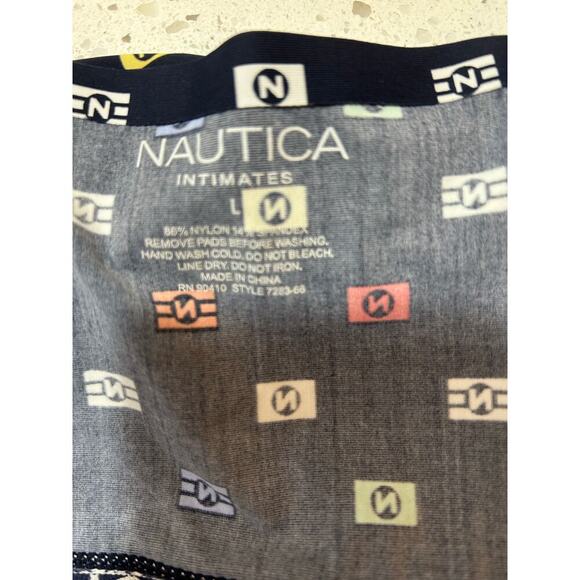 Nautica Intimates Sports Bra - Blue, White & Red - Large - Picture 6 of 6